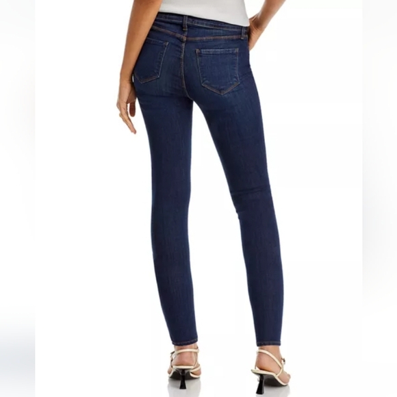 L'Agence Prime Blue Vintage High Rise Margot Skinny Jeans Womens Size 23 - Picture 2 of 9